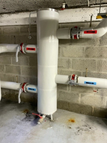 installation de nouvelles vannes dans une maison de retraite